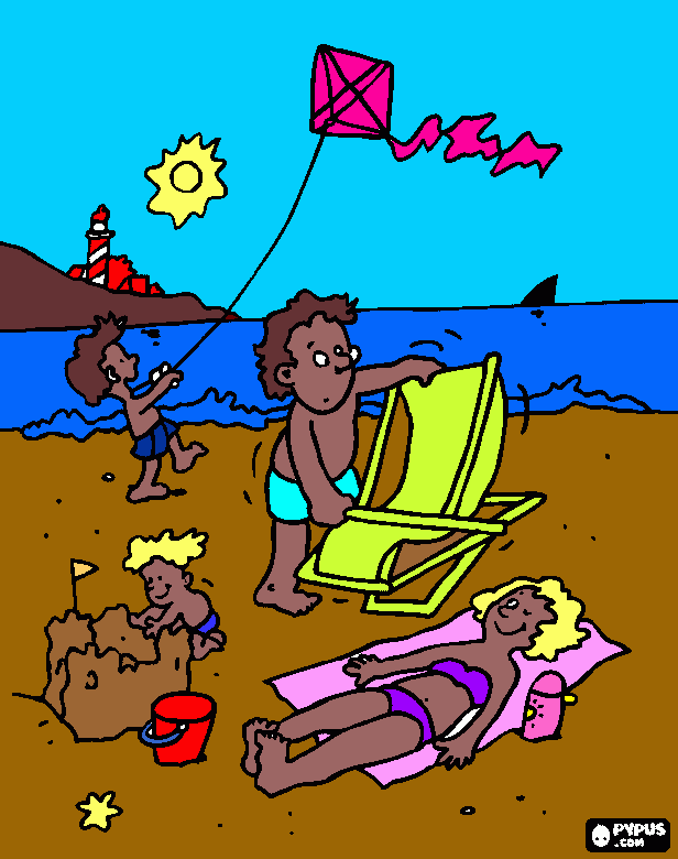 για ζωγραφική1 ΟΙΚΟΓΕΝΕΙΑ ΣΤΗΝ ΠΑΡΑΛΙΑ