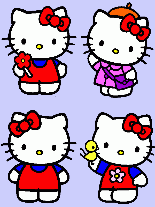 για ζωγραφική4 hello  kittys