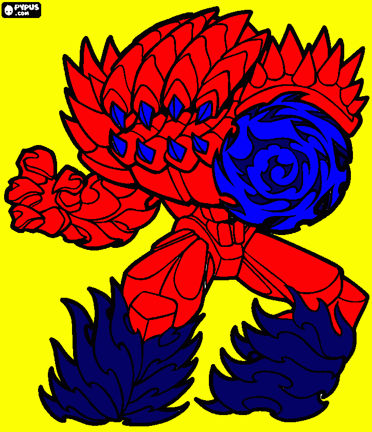 για ζωγραφικήMegalos kokkinos polemistis