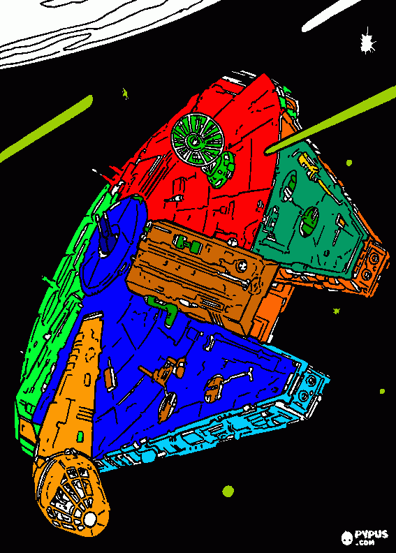 για ζωγραφικήMillenium Falcon CJ