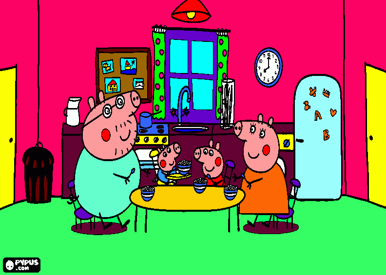 για ζωγραφικήPeppa's family