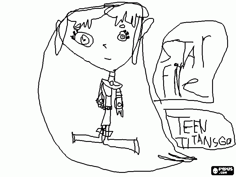 για ζωγραφικήstarfire teen titans GO 