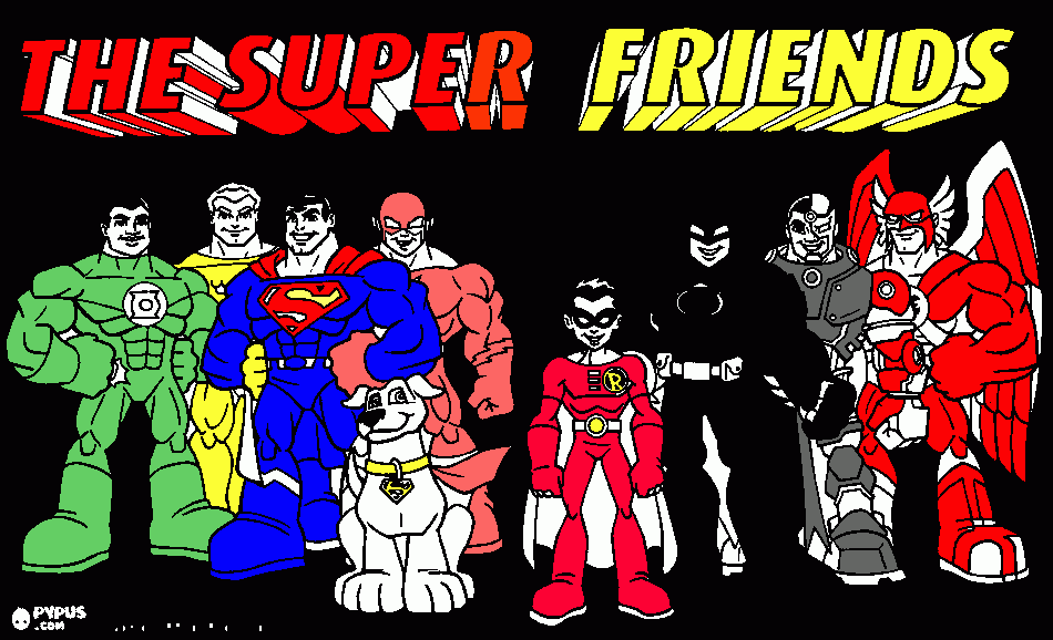 για ζωγραφικήsuper friends