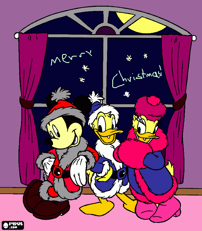 για ζωγραφικήxristoygenna me tous hrwes tou disney