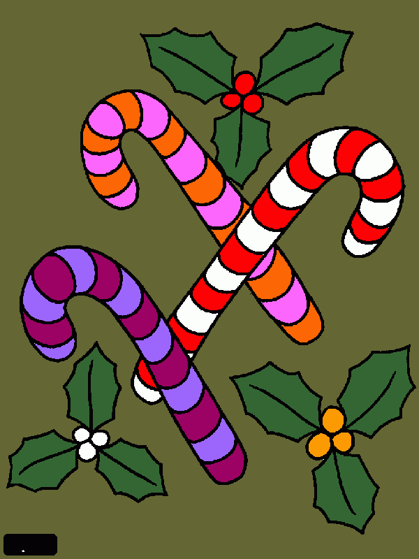 για ζωγραφικήΒέργες καραμέλα με λίγα κλωνάρια αρκουδοπούρναρο