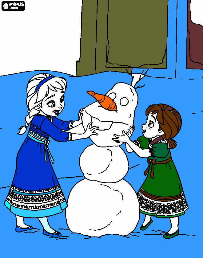 για ζωγραφικήΔυο Πριγκιπισσες