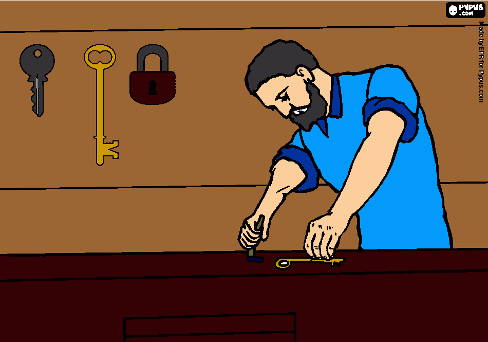 για ζωγραφικήΚΛΕΙΔΑΡΑΣ ΣΤΟ ΕΡΓΑΣΤΗΡΙ ΤΟΥ