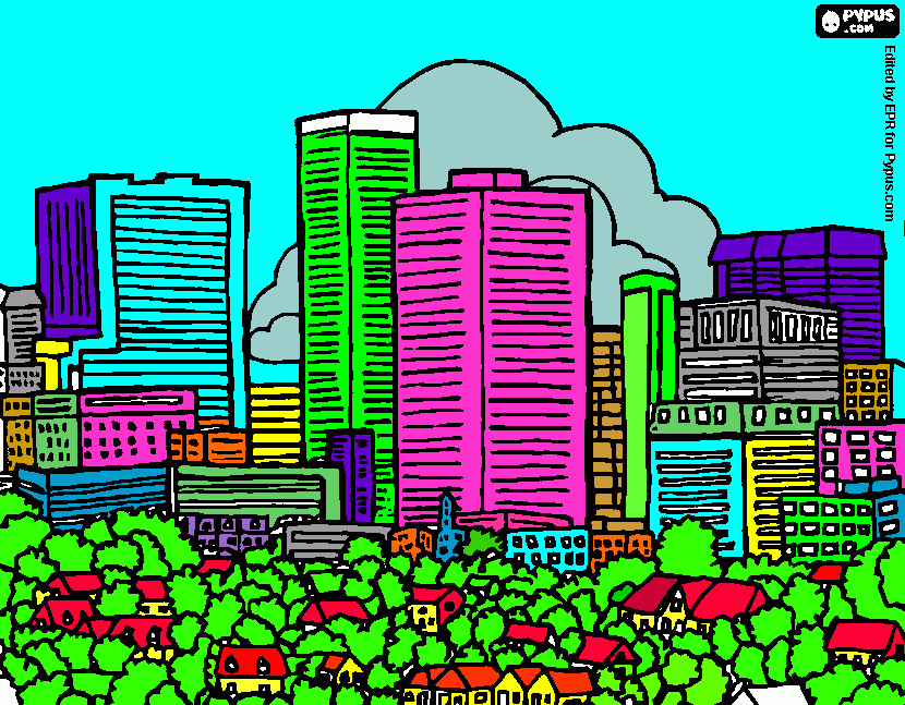 για ζωγραφικήΚτήρια πόλης