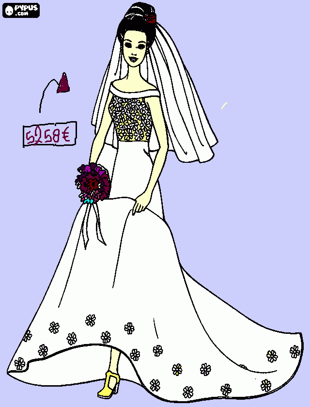 για ζωγραφική Μονο στα ονειρα της νυφης το νυφικο!!!!!!!!!!