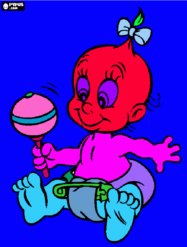 για ζωγραφικήΜωράκι με κουδουνίστρ