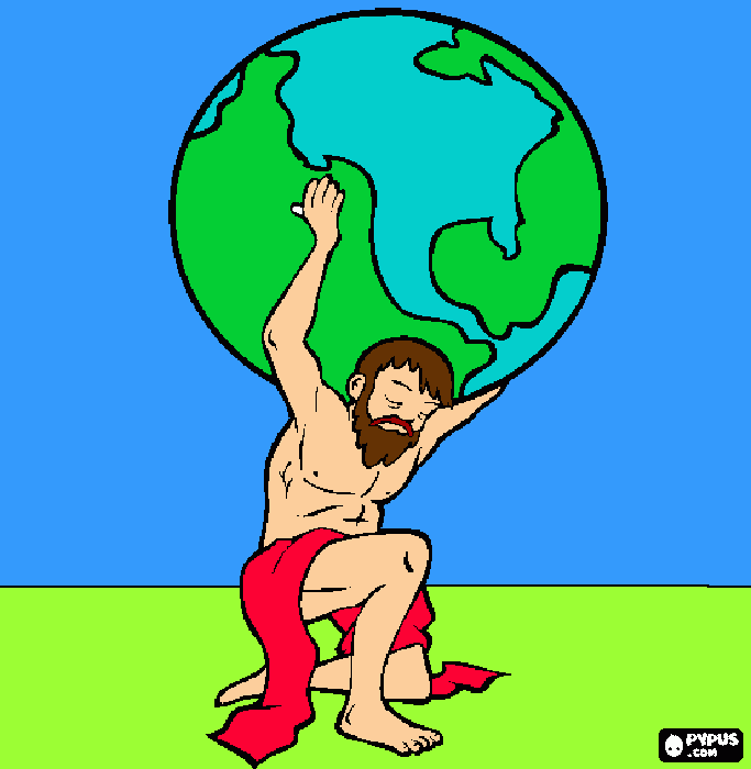 για ζωγραφικήΟ  Άτλαντας