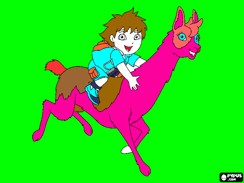 για ζωγραφικήΟ ΝΤΙΕΓΚΟ ΚΑΙ ΤΟ ΛΑΜΑ