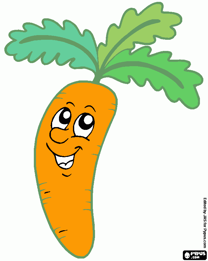 για ζωγραφικήένα χαμογελαστό καρότο