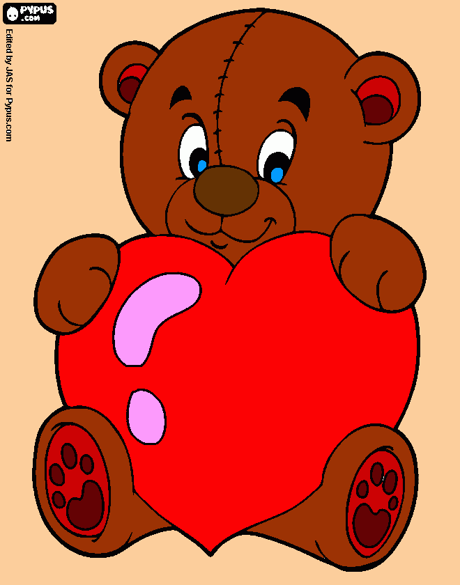 για ζωγραφικήενα αρκουδακι σαν εσενα