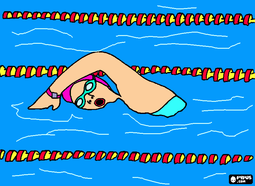 για ζωγραφικήκολυμβήτρια