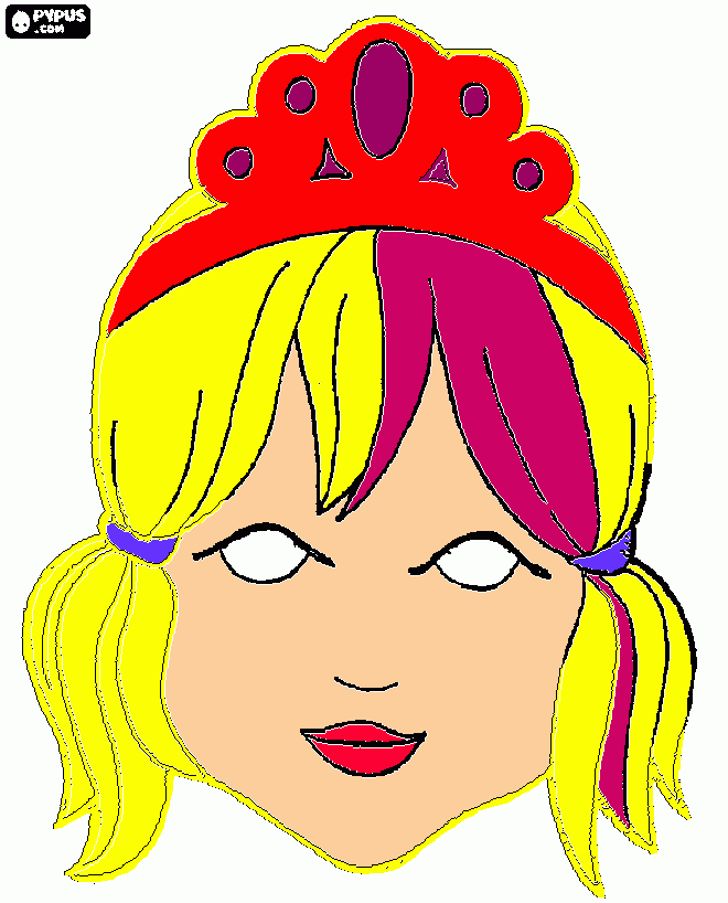 για ζωγραφικήμάσκα πριγκίπισσα