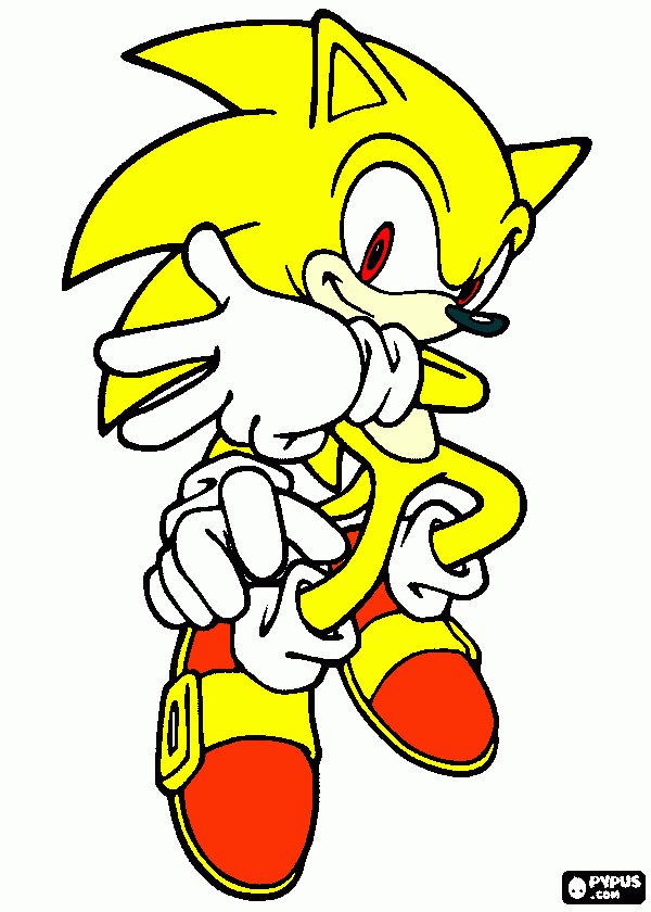 για ζωγραφικήο χρυσός sonic