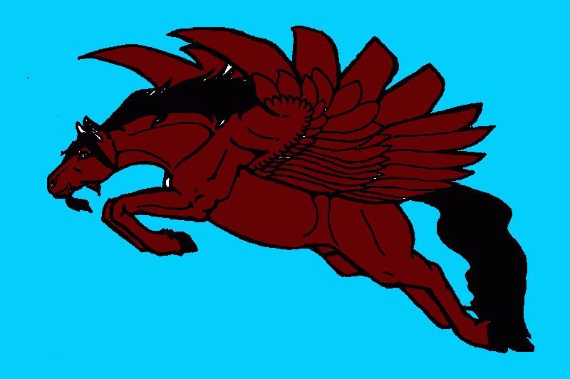 για ζωγραφικήπηγασος στον ουρανο