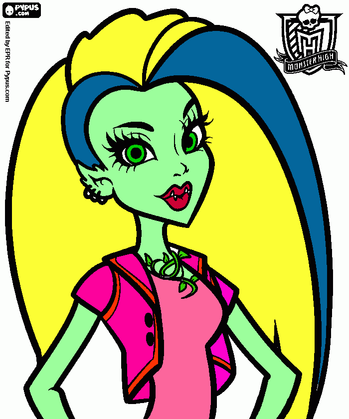 για ζωγραφικήσκεφτομαι να βαλουμε αφτην την κοπελα να παιζει στο monster high και καλα να ειναι η διδιμι αδερφη τησ venus εεε;