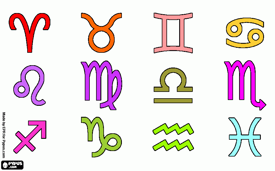 για ζωγραφικήσυμβολα ζωδιακου κυκλου